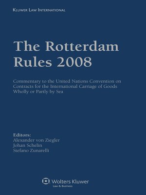 cover image of The Rotterdam Rules 2008